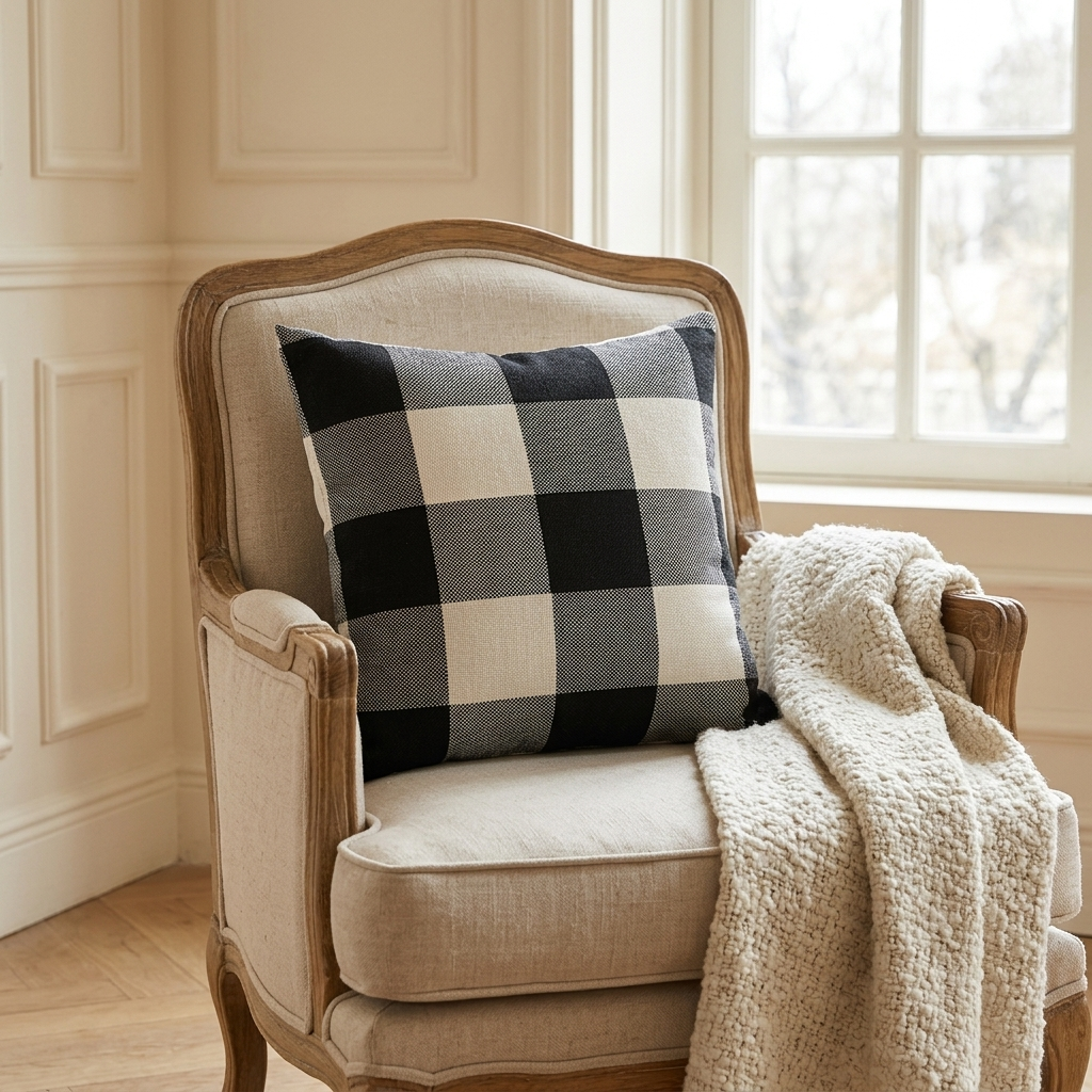 Visuel Higgsfield linge — Tartan 1