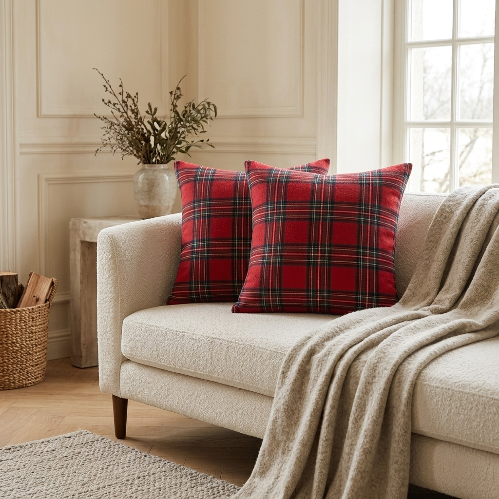 Visuel Higgsfield linge — Tartan 2