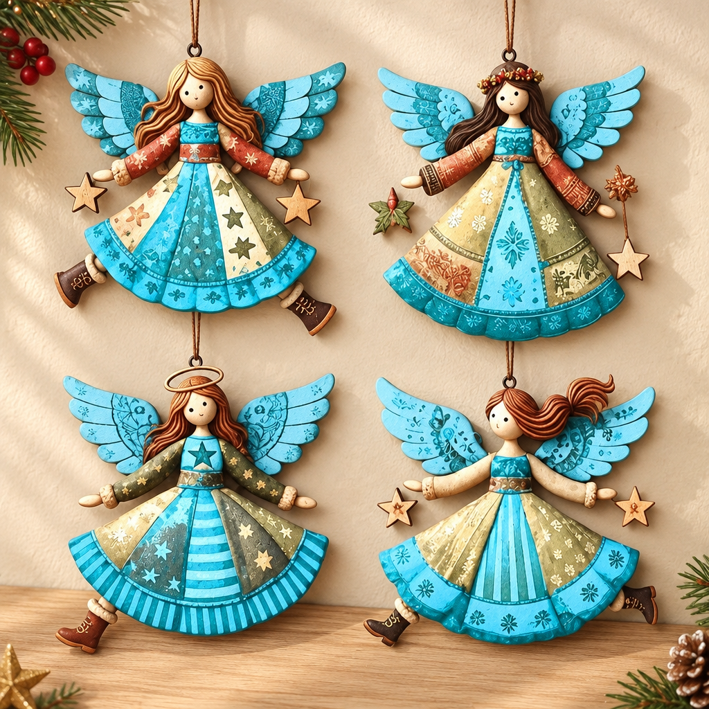 Anges de Noël — Bleu