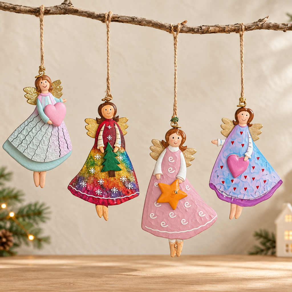 Anges de Noël — Pastel