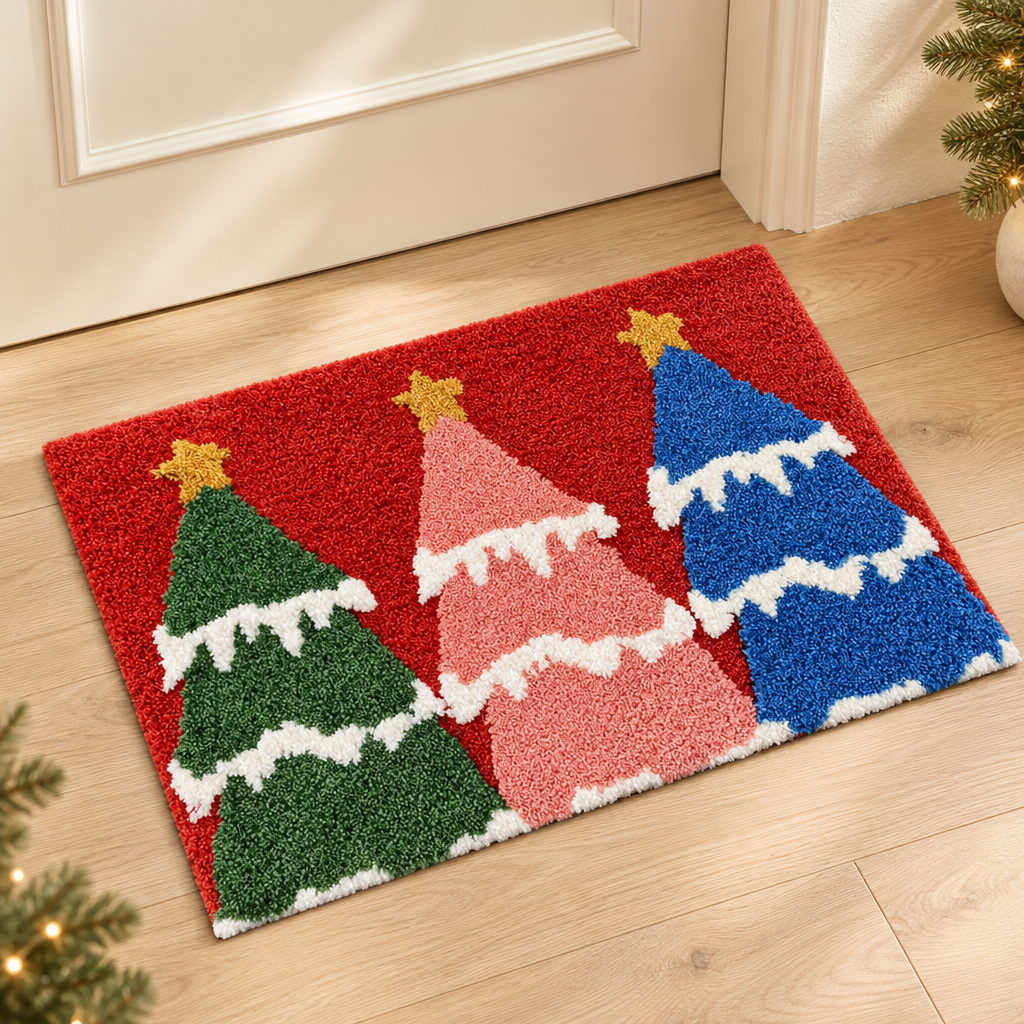 Tapis de Noël — Sapins