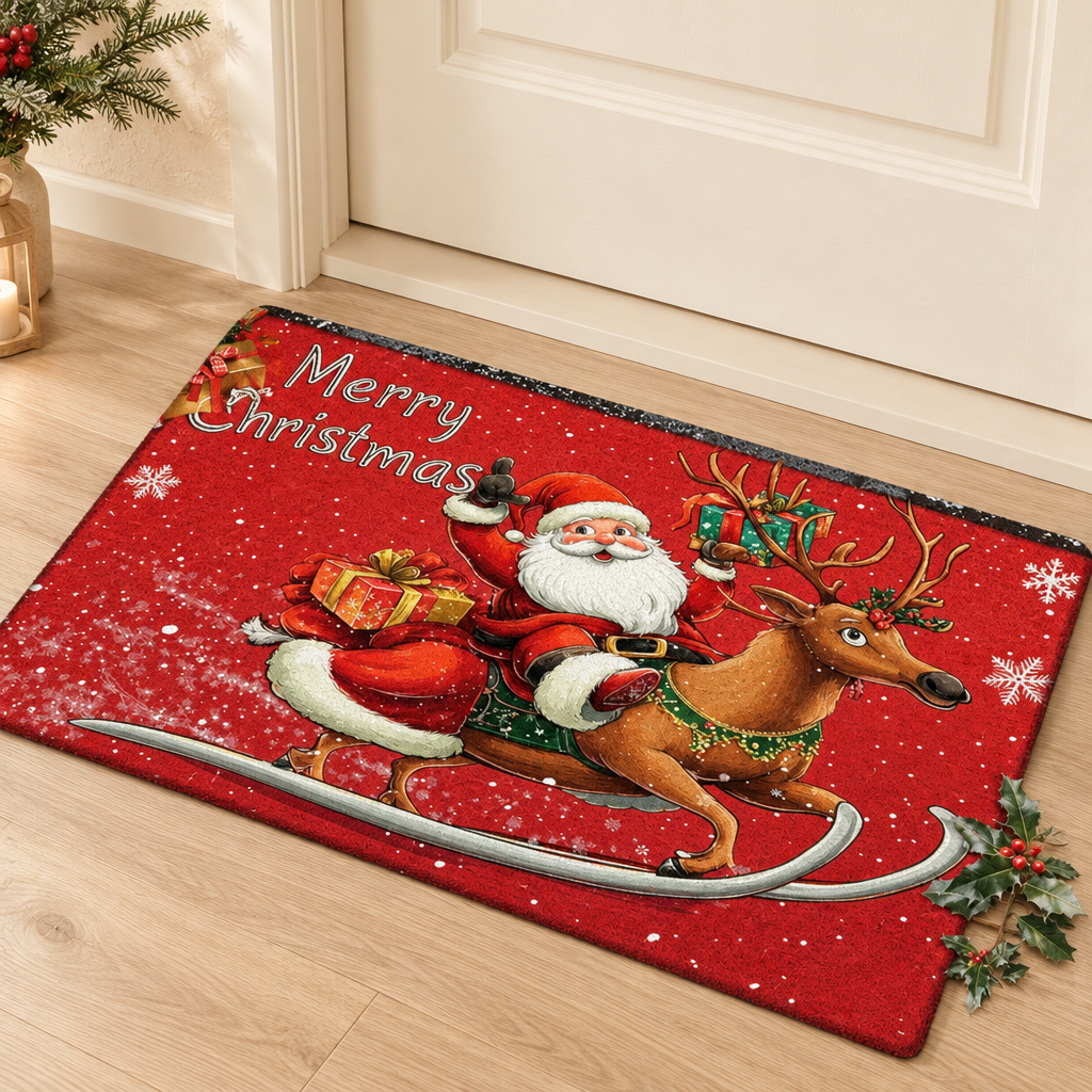 Tapis de Noël — Traîneau