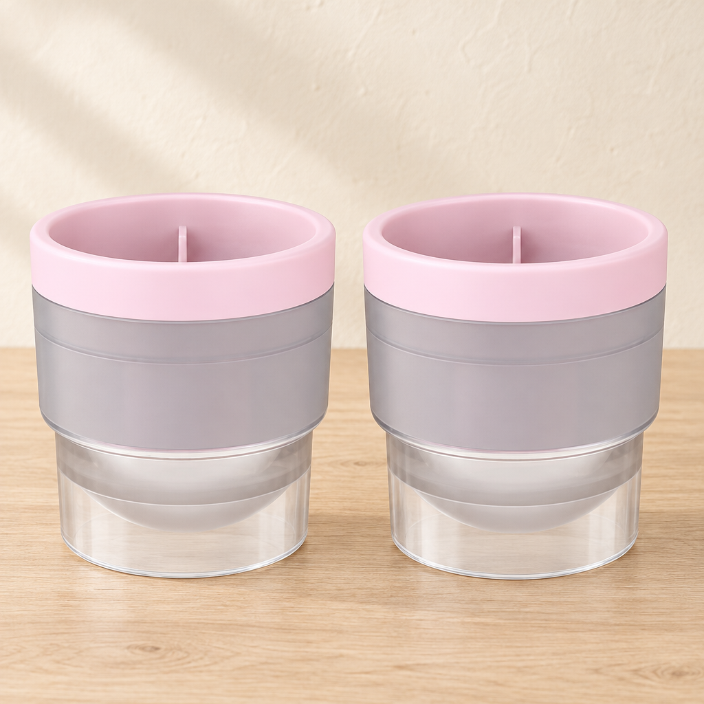 Moule Sphérique — Rose 2 pièces
