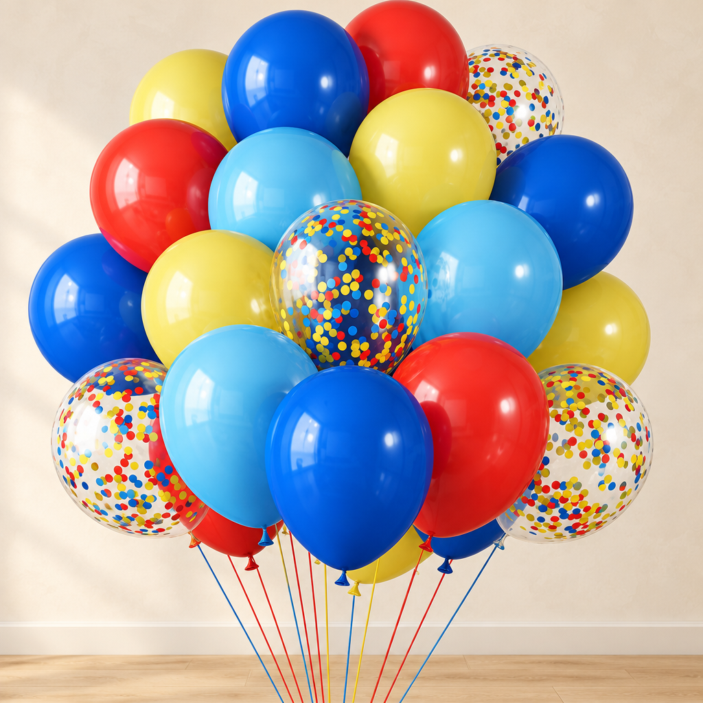 Ballons Métallisés — Multicolore classique