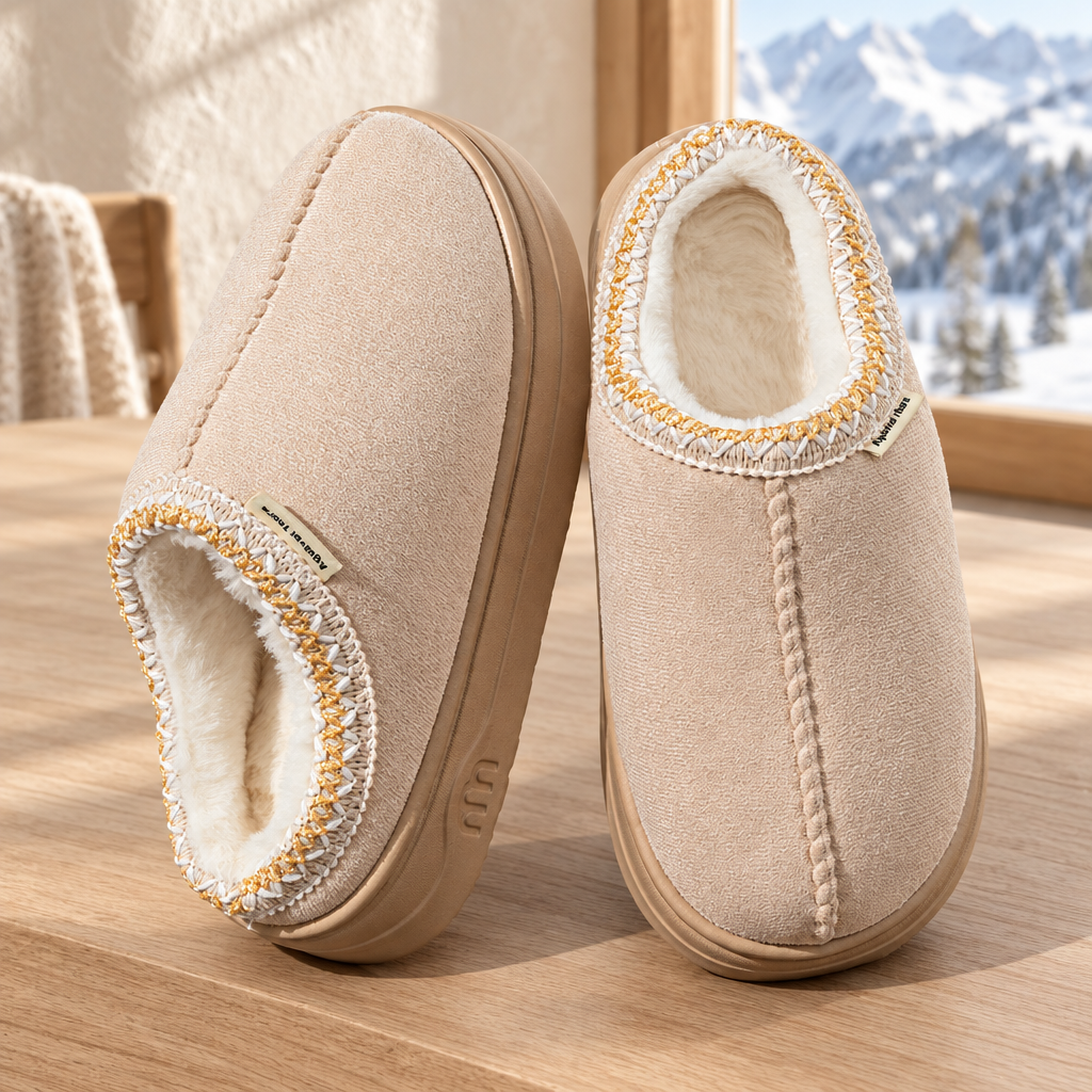 Chaussons Douillets — Ivoire