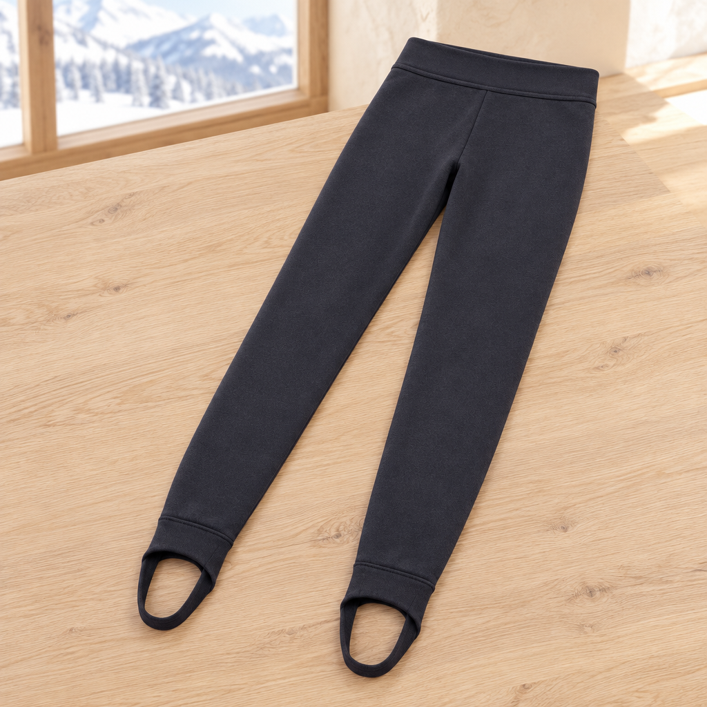Collants Doublés — Gris — Étriers